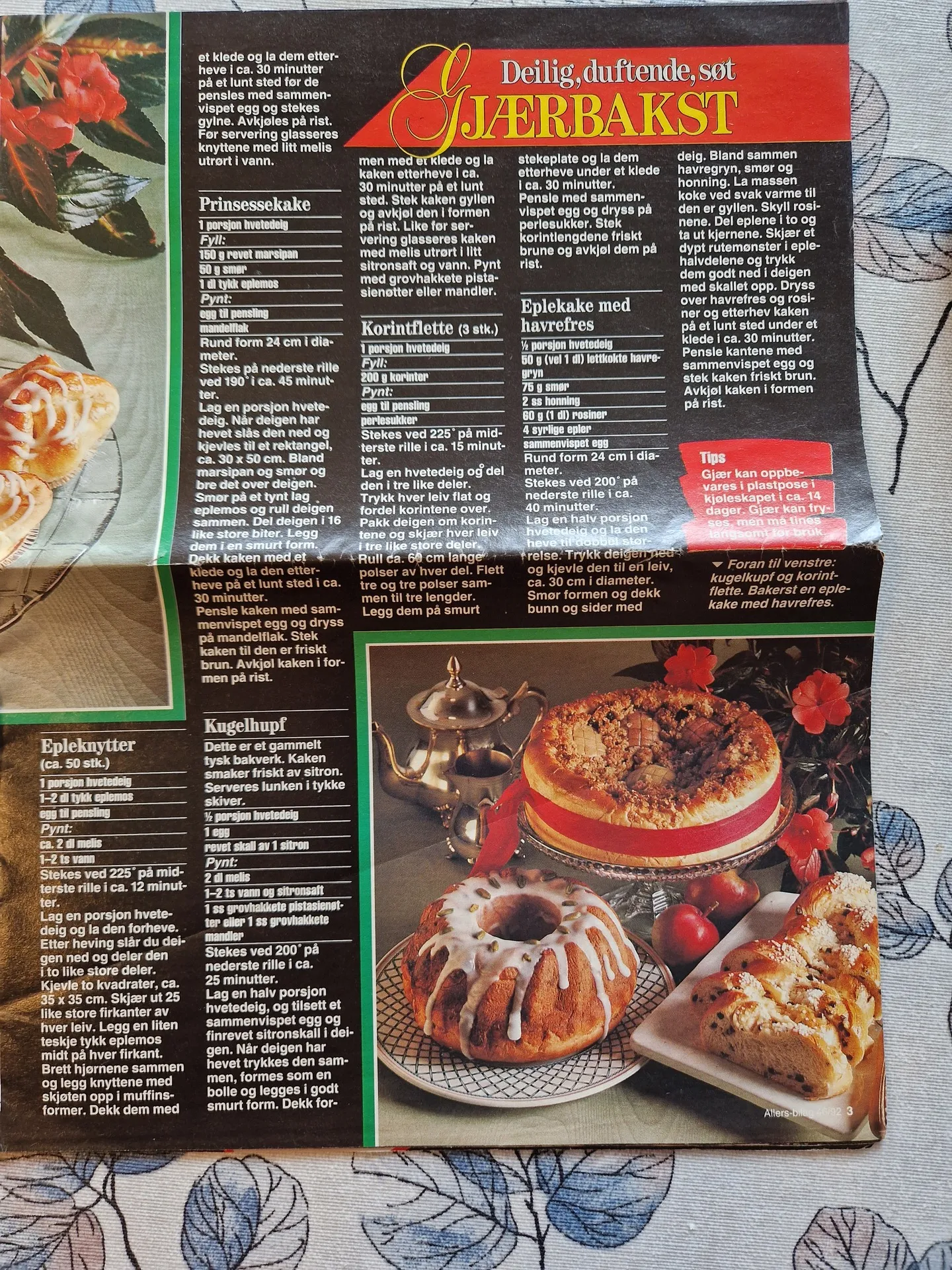 Bilde (0) av oppskrift for Korintflette