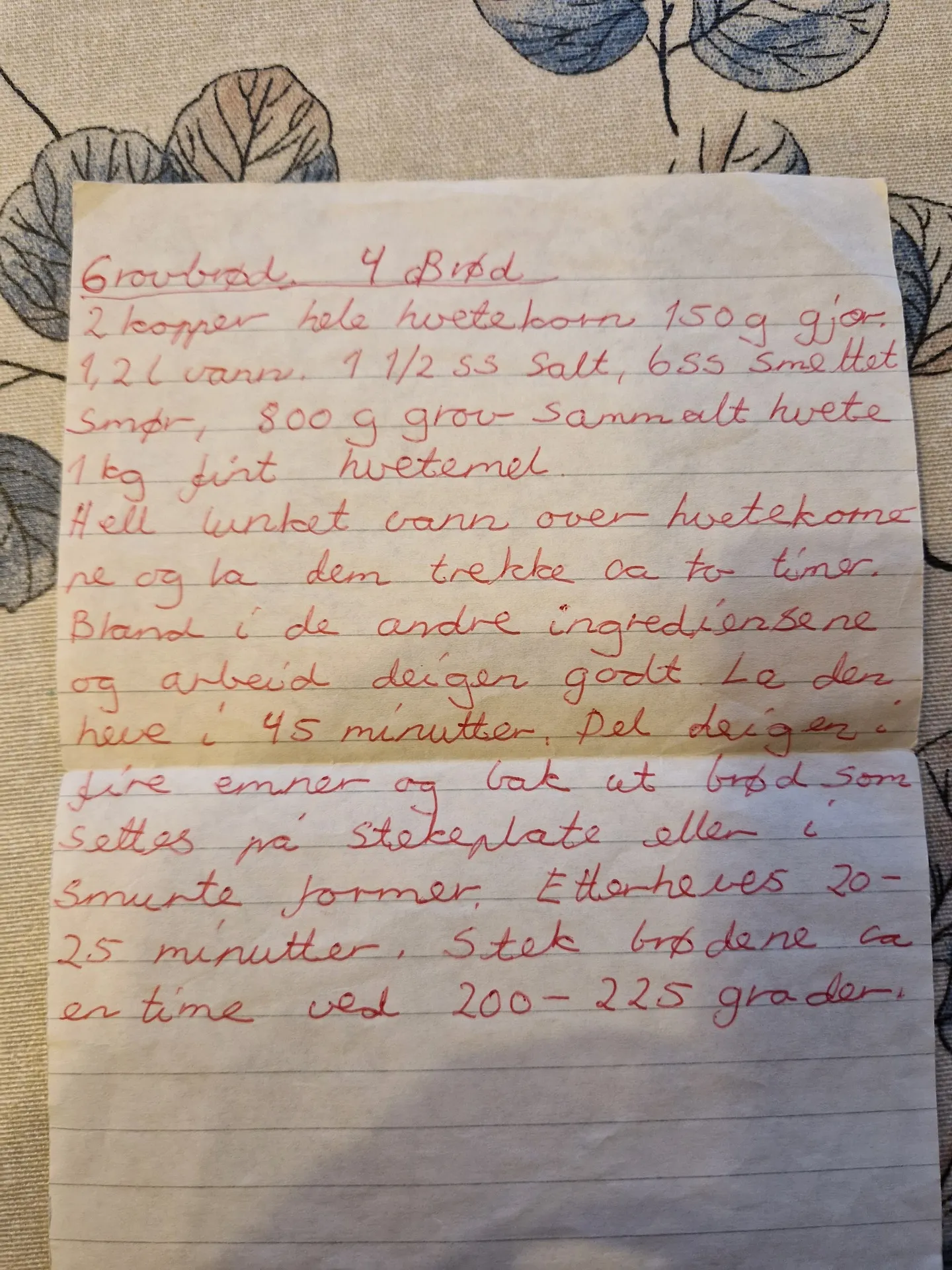 Bilde (0) av oppskrift for Grovbrød