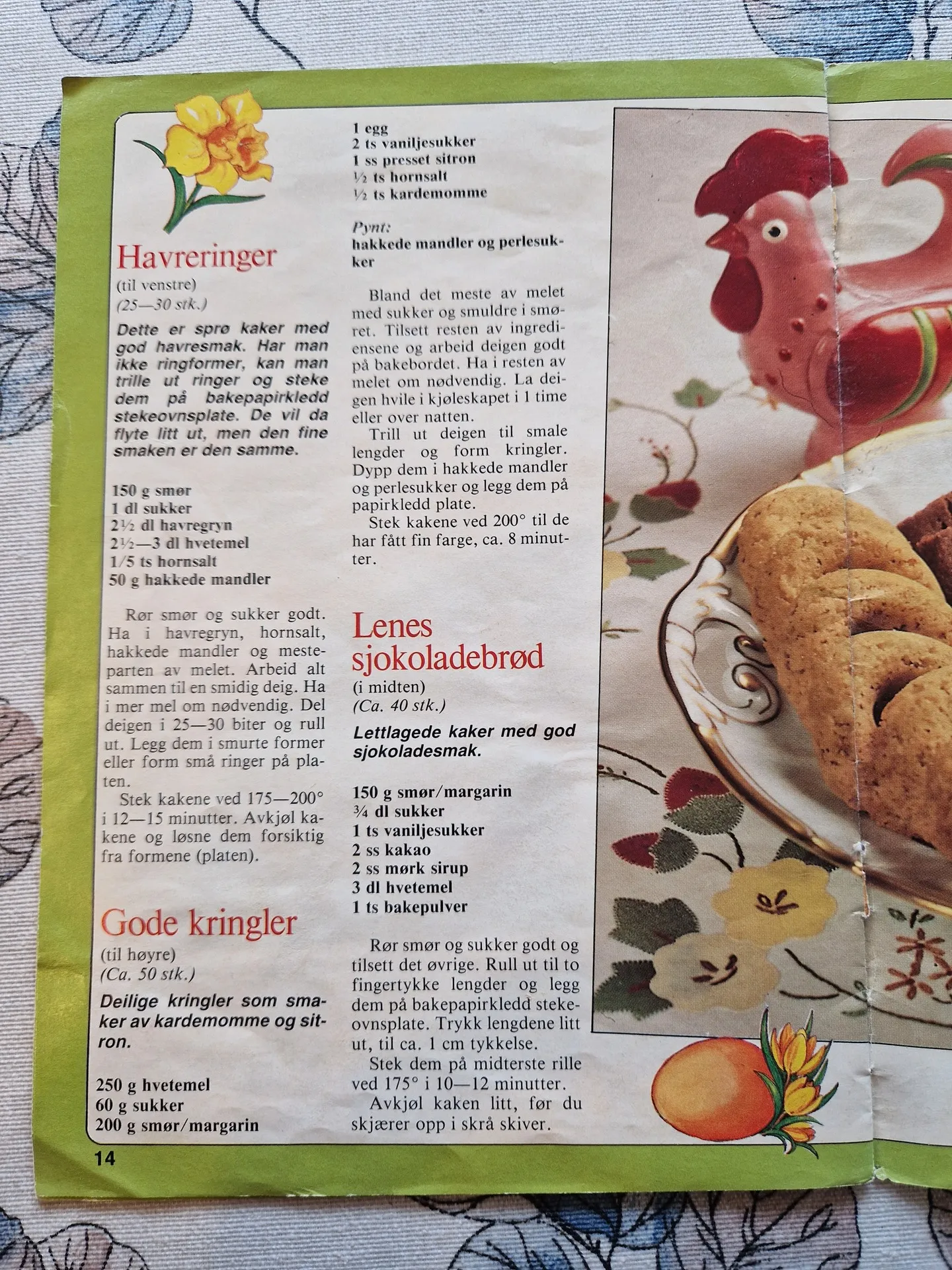 Bilde (0) av oppskrift for Havreringer