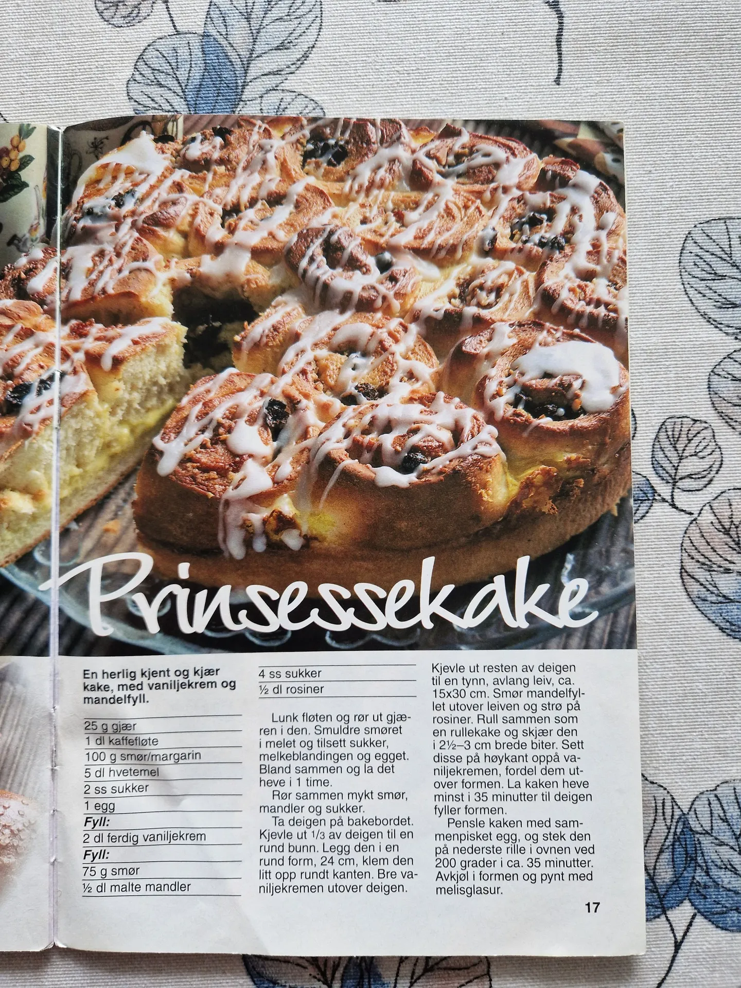 Bilde (0) av oppskrift for Prinsessekake 2