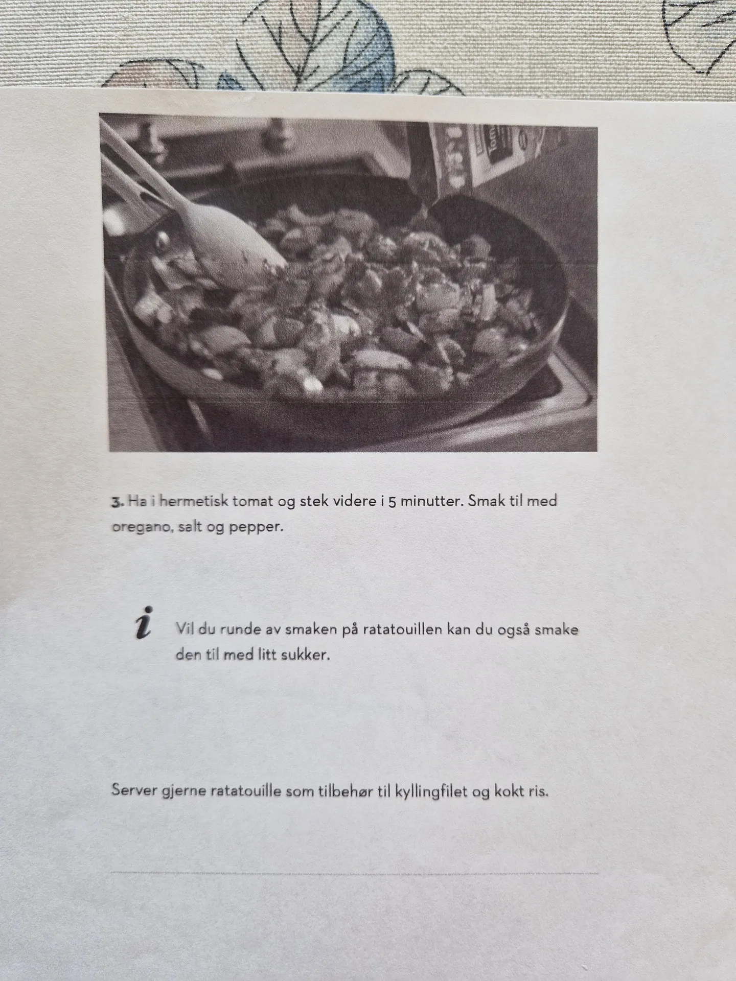 Bilde (1) av oppskrift for Ratatouille