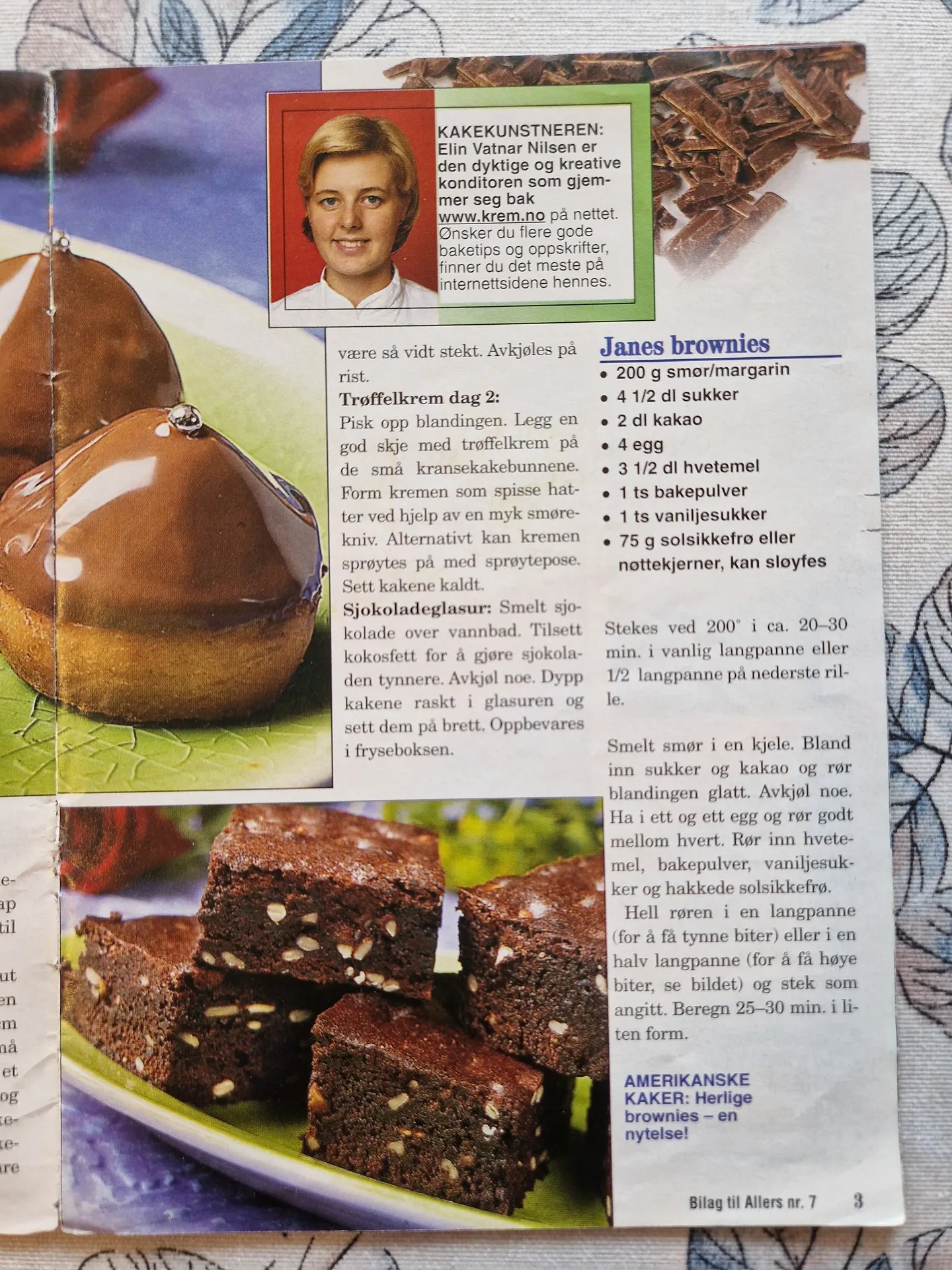 Bilde (0) av oppskrift for Janes brownies