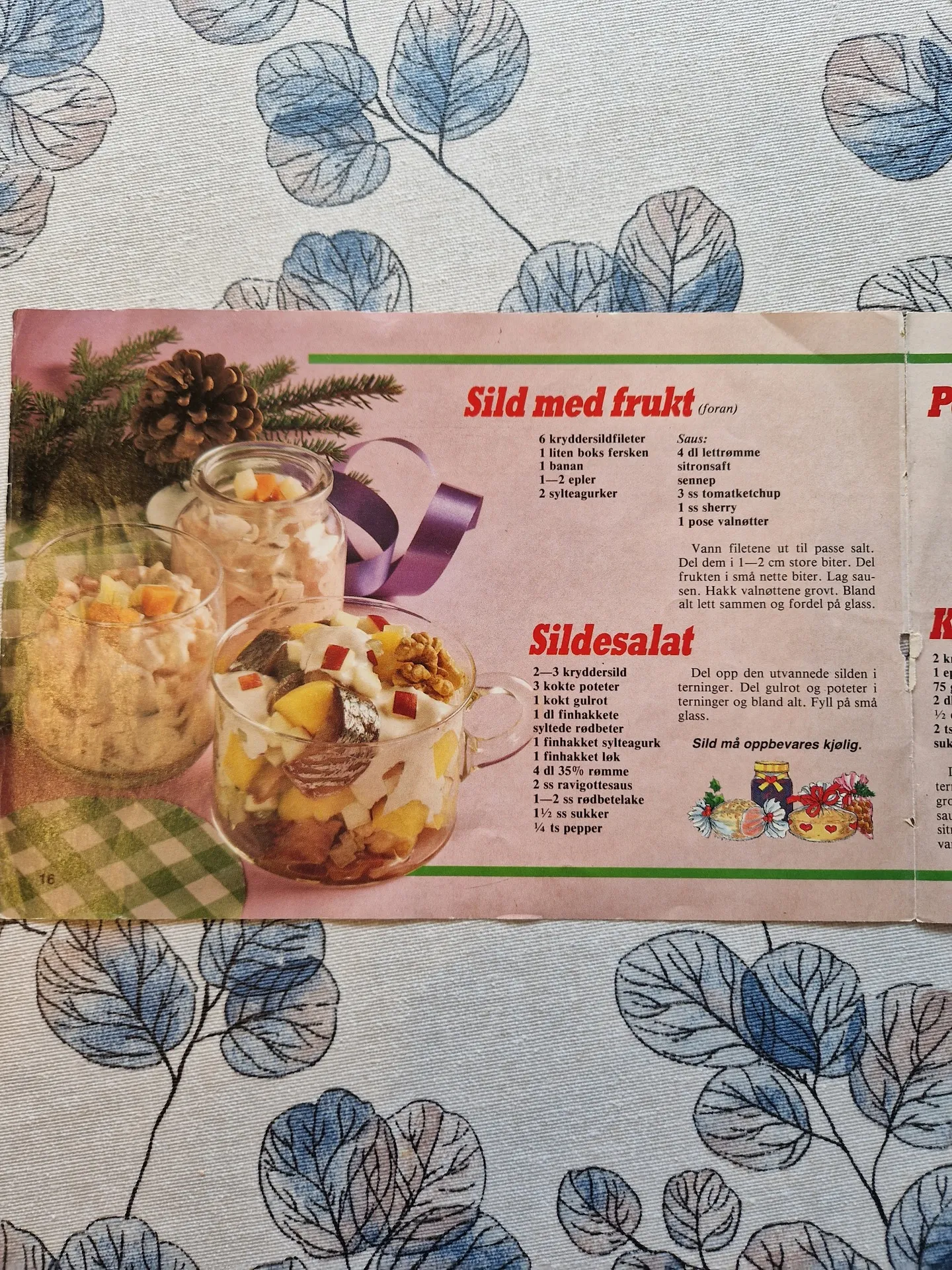 Bilde (0) av oppskrift for Sild med frukt