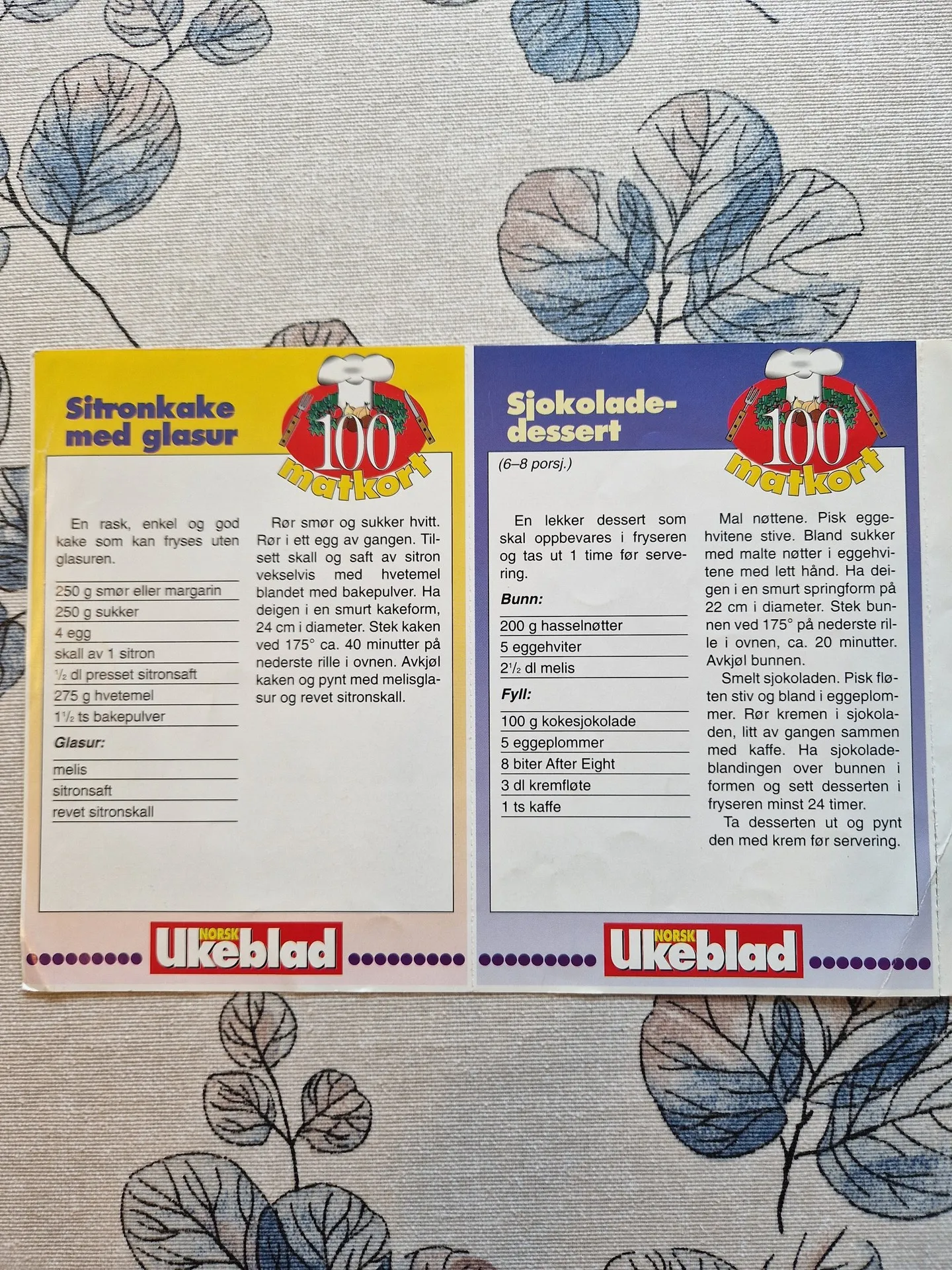 Bilde (1) av oppskrift for Sjokoladedessert